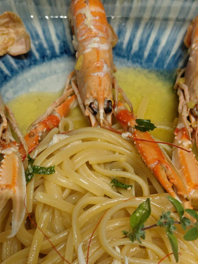 Linguine agli scampi